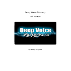 Rudy Haynes - Deep Voice Mastery Rudy Haynes - Deep Voice Mastery